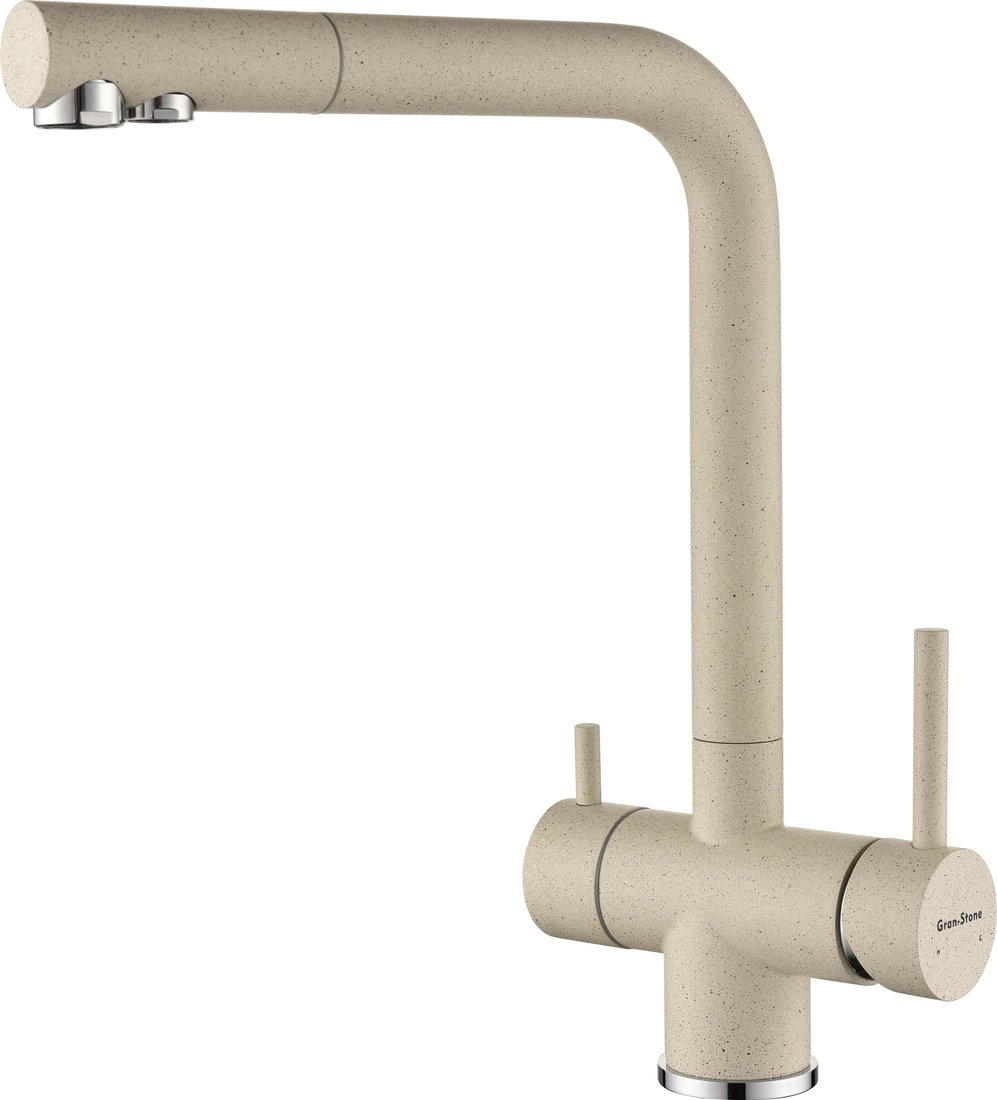 

Смеситель Gran-Stone Polux (328 бежевый)