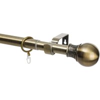 Карниз для штор Sundays Home Тиффани Раздвижной 25/28мм 1-рядный (антик, 2-3.6м)