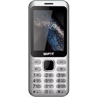 Кнопочный телефон Wifit Wiphone F2 (серебристый)