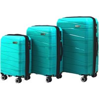 Чемодан-спиннер Pride РР-201 (S, бирюзовый)