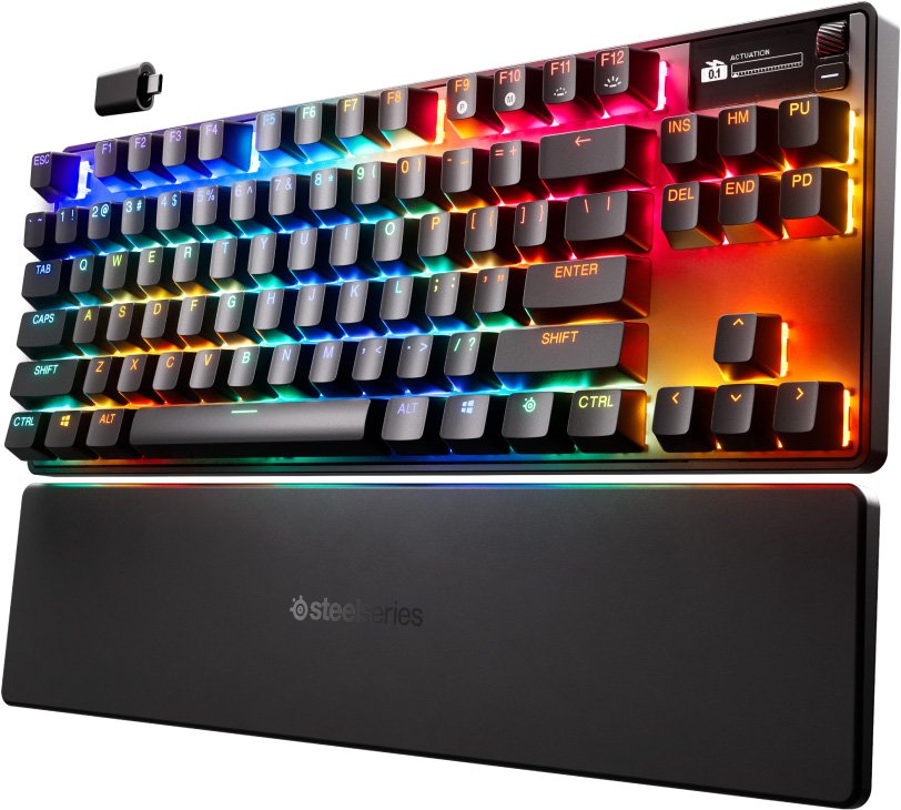 

Клавиатура SteelSeries Apex Pro TKL Wireless Gen 3 (нет кириллицы)
