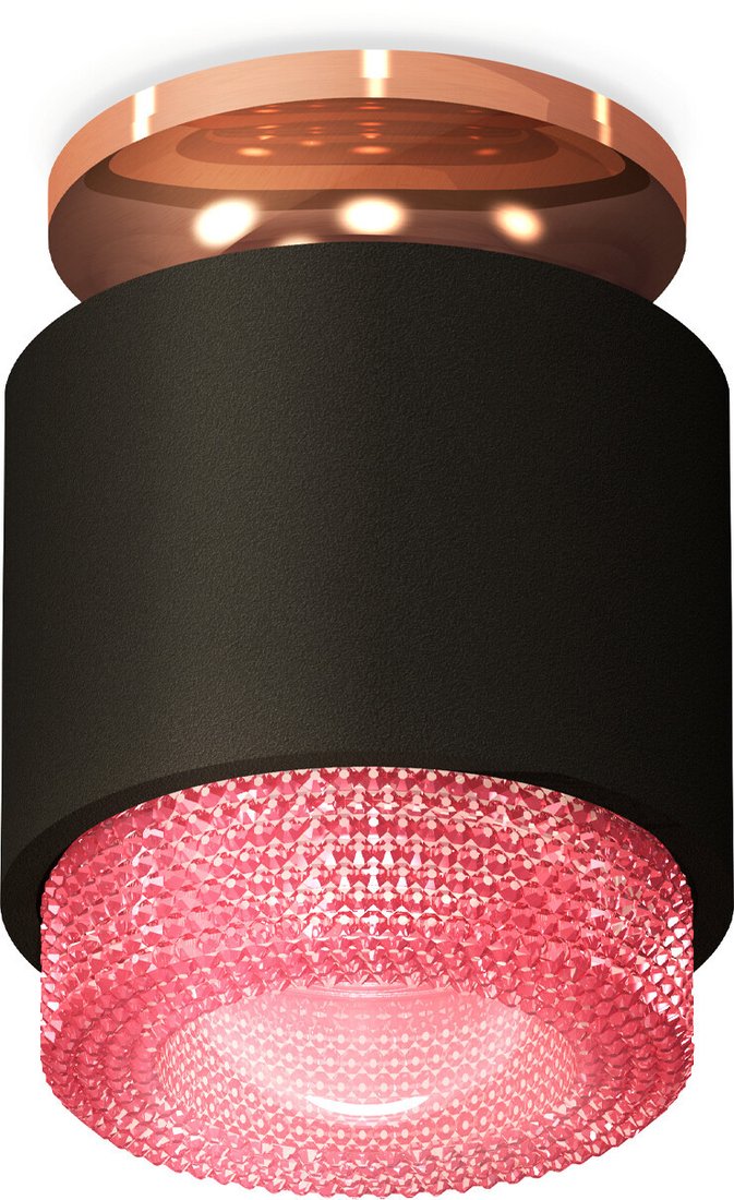 

Припотолочная люстра Ambrella light Techno spot XS7511142 SBK/PPG/PI