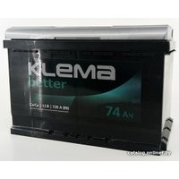 Автомобильный аккумулятор Klema Better 6СТ-74А(0) (74 А·ч)