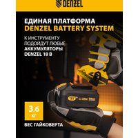 Гайковерт Denzel CIW-IB-300 26501 (с 1-им АКБ, кейс, набор оснастки)