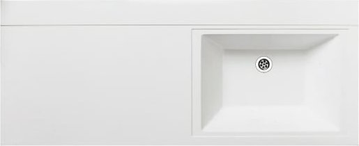 

Умывальник Runo Гамма 120 лайт с левым крылом (белый)