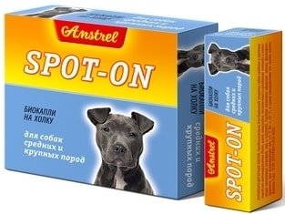 Amstrel Spot-on для собак средних и крупных пород