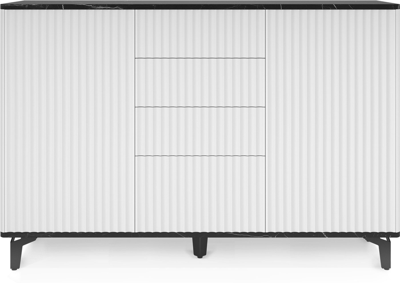 

Комод Shtabe Royal 5055 эко (мрамор неро-Черный)