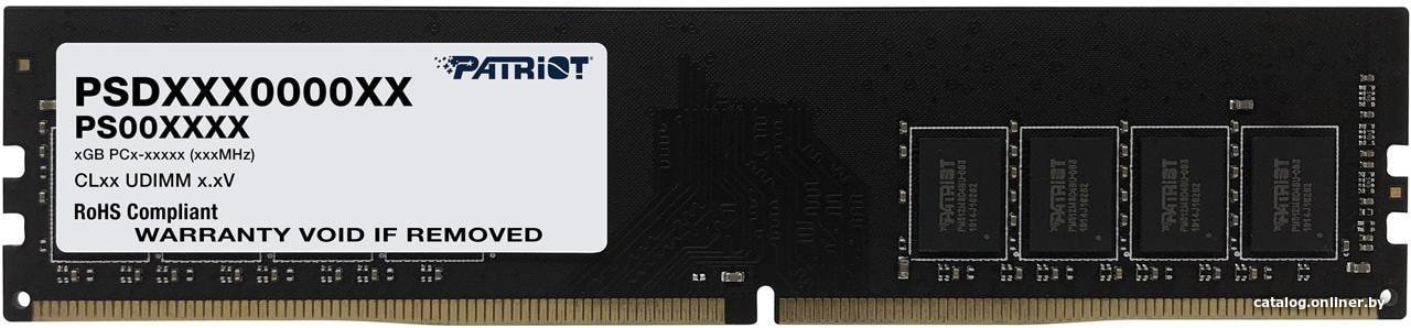 Оперативная память Patriot Signature Line 16GB DDR4 PC4-25600 PSD416G320081