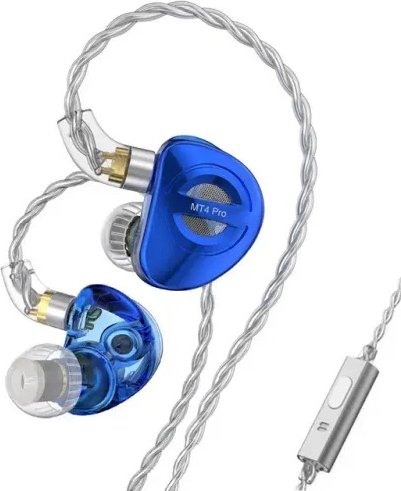 

Наушники TRN MT4 Pro 3.5 мм (синий, с микрофоном)