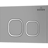 Унитаз подвесной Roxen Cube One Rimless 6 в 1 StounFix Dual Fresh 566036 (кнопка: матовая)