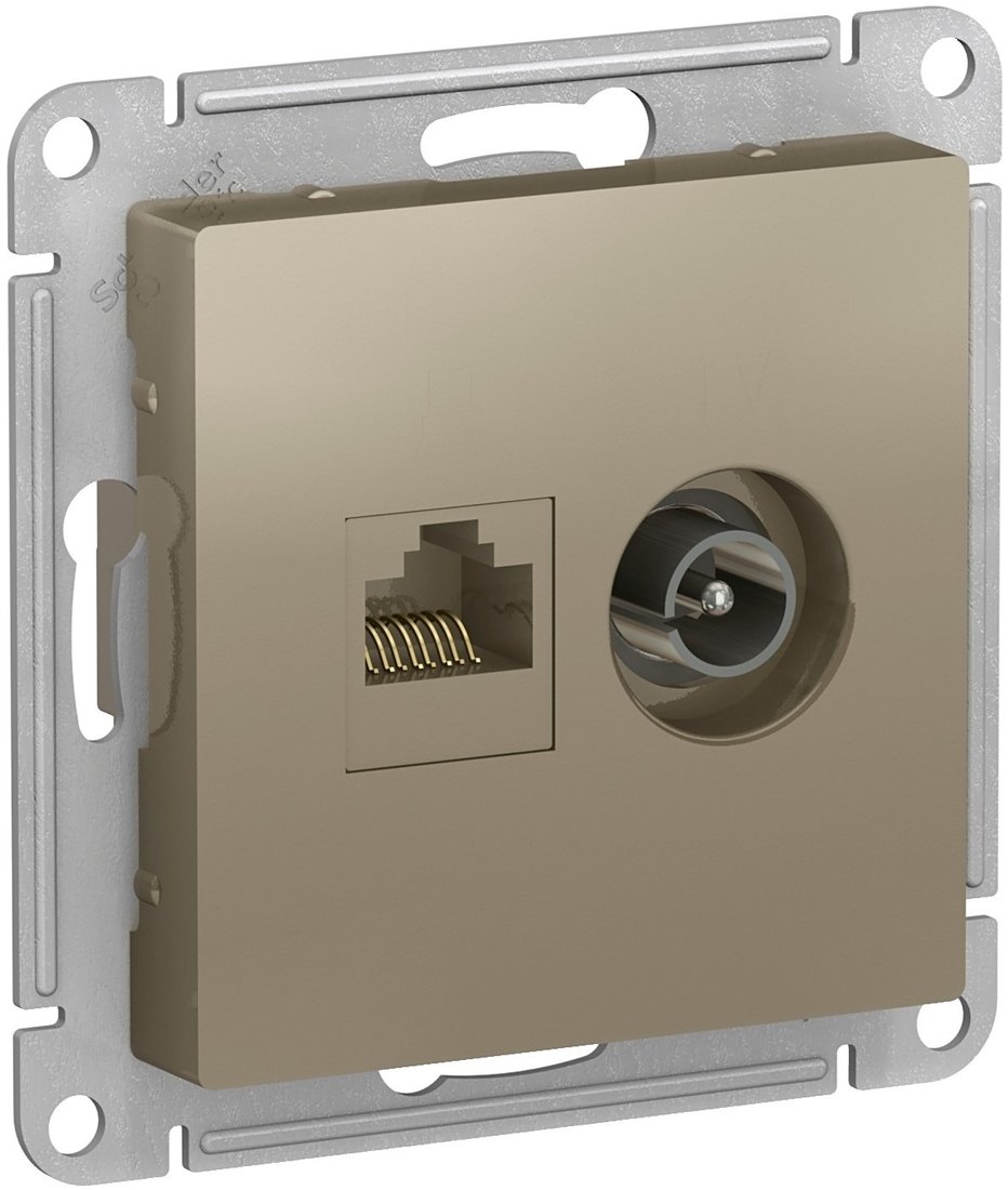 

Розетка компьютерная Schneider Electric Atlas Design ATN000589