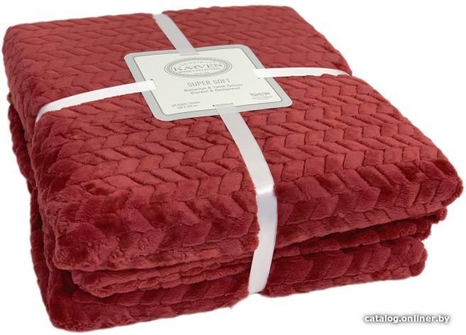 Плед Karven Super Soft Dias Евро 200x220 Р 942 (бордовый)