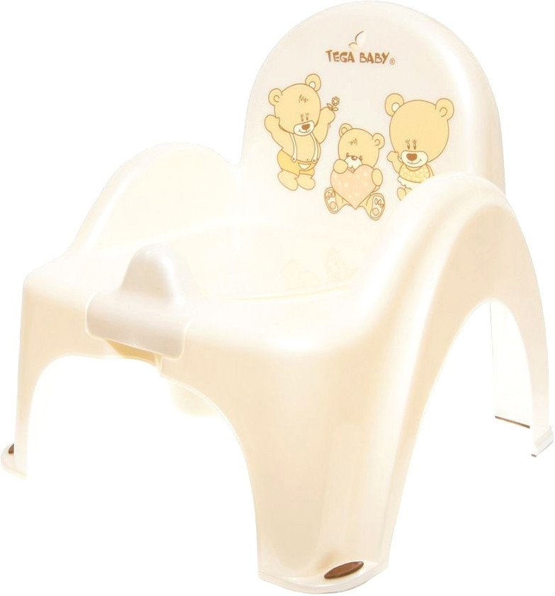 

Детский горшок Tega Teddy Мишки MS-012-118 (белый жемчуг)