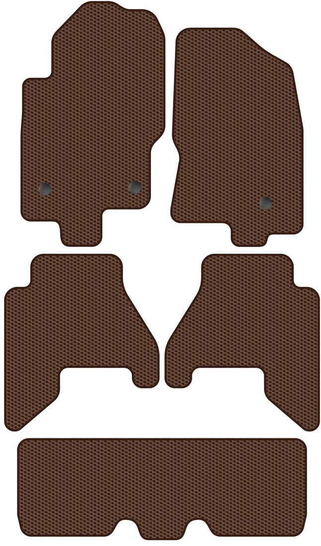 

Комплект ковриков для авто Alicosta Nissan Pathfinder III (suv 7 мест / R51) +3 ряд 2009 - 2014 (коричневый, сота)