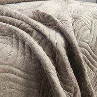 Набор текстиля для спальни Sofi De MarkO Деварта 240x260 Пок-Дв-240x260кп (капучино)