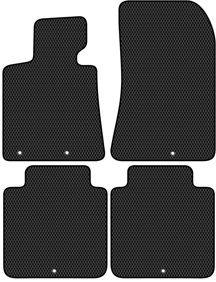 

Комплект ковриков для авто Alicosta Kia Quoris (седан) 2013 - 2019 (черный, ромб)