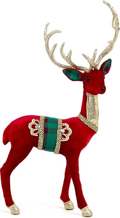 

Елочная игрушка Arya Deer (красный)