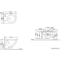 Унитаз подвесной Jaquar CNS-WHT-963UFSM