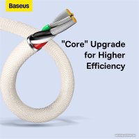 Кабель Baseus Crystal Shine USB Type-A - Lightning (2 м, розовый)