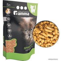 Наполнитель для туалета Gamma мелкие гранулы 5 л