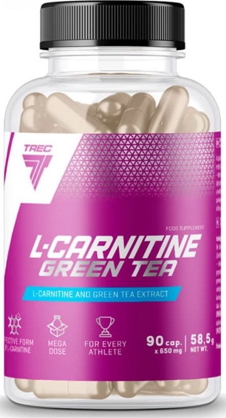 L-карнитин Trec Nutrition L-Carnitine + Green tea (90 капсул)