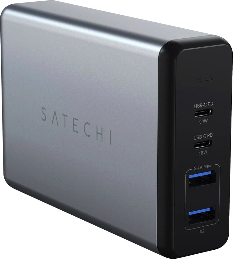 

Сетевое зарядное Satechi 108W Pro Type-C PD Desktop Charger (американская вилка)