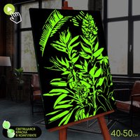 Картина по номерам Молли Тропические цветы 40x50 FHR0633