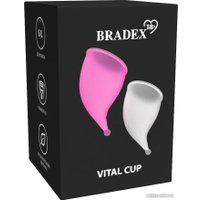 Менструальная чаша Bradex Vital Cup (S+L)