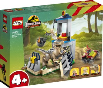 Конструктор LEGO Jurassic World 76957 Побег велоцираптора
