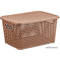 Ящик для хранения Idea Ротанг (бежевый)