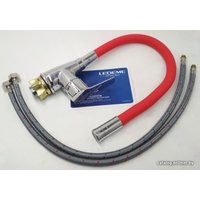 Смеситель Ledeme L4699-1 (хром/красный)