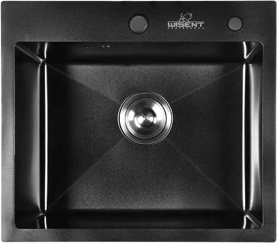 

Кухонная мойка Wisent WS35044B (с сифоном GER013)