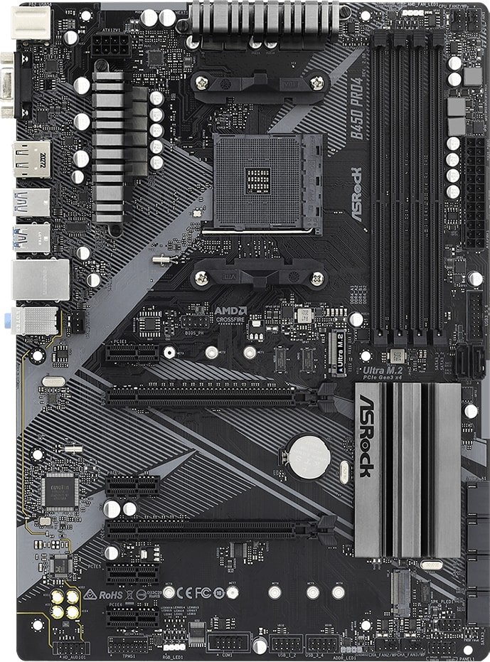 

Материнская плата ASRock B450 Pro4 R2.0