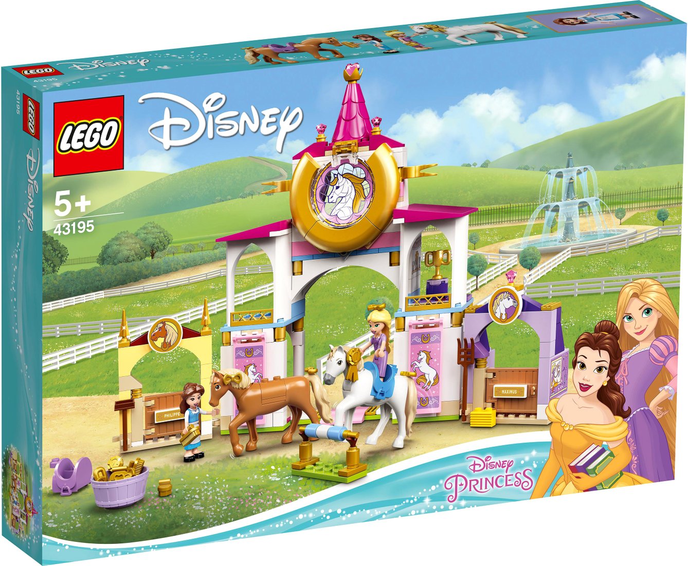 

Конструктор LEGO Disney Princess 43195 Королевская конюшня Белль и Рапунцель