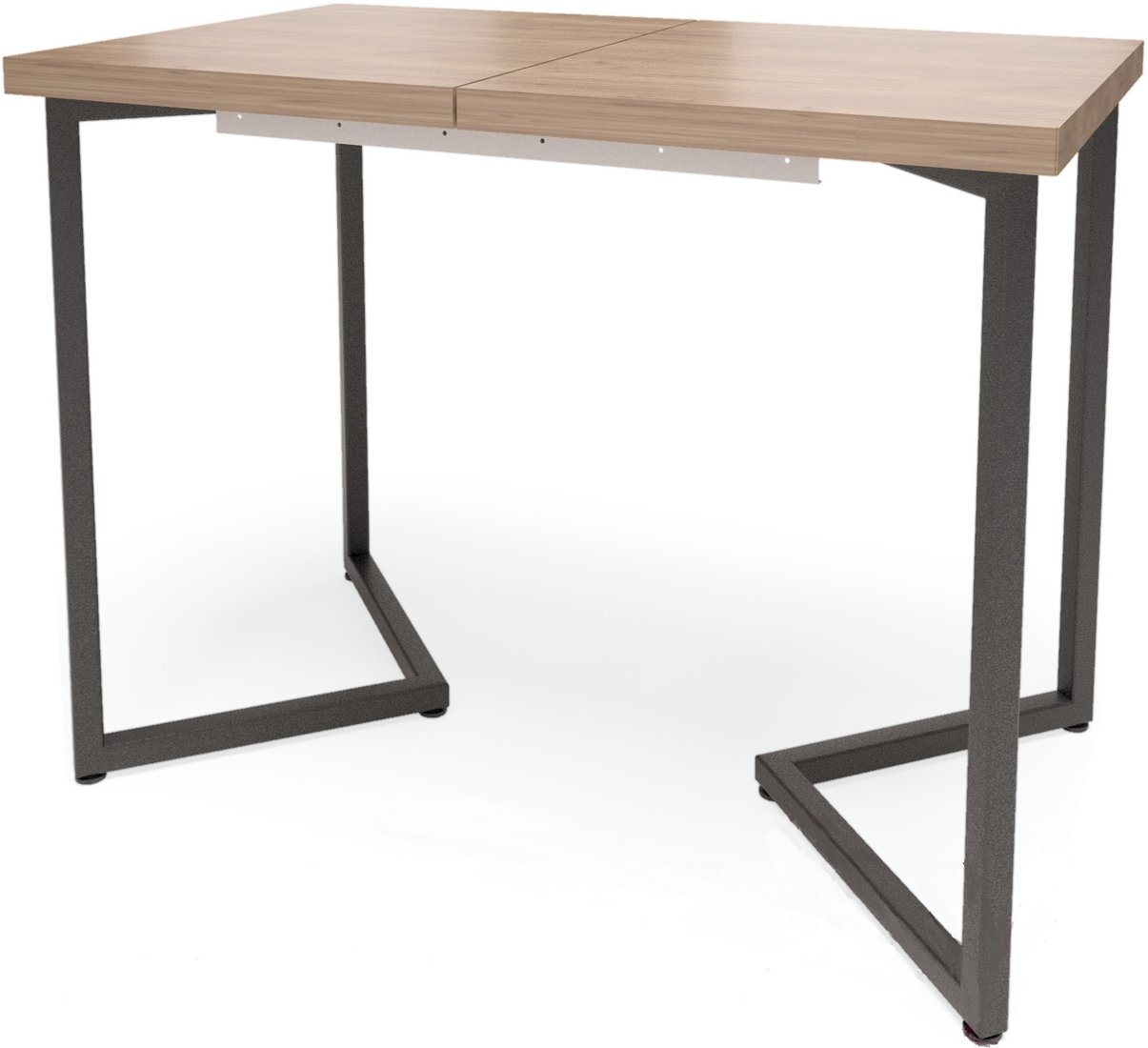 

Кухонный стол Millwood Лофт Лондон Л 120-160x80x76 (дуб табачный Craft-металл черный)