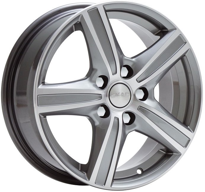 

Литые диски SKAD Адмирал 17x6.5" 5x114.3мм DIA 66.1мм ET 40мм Графит