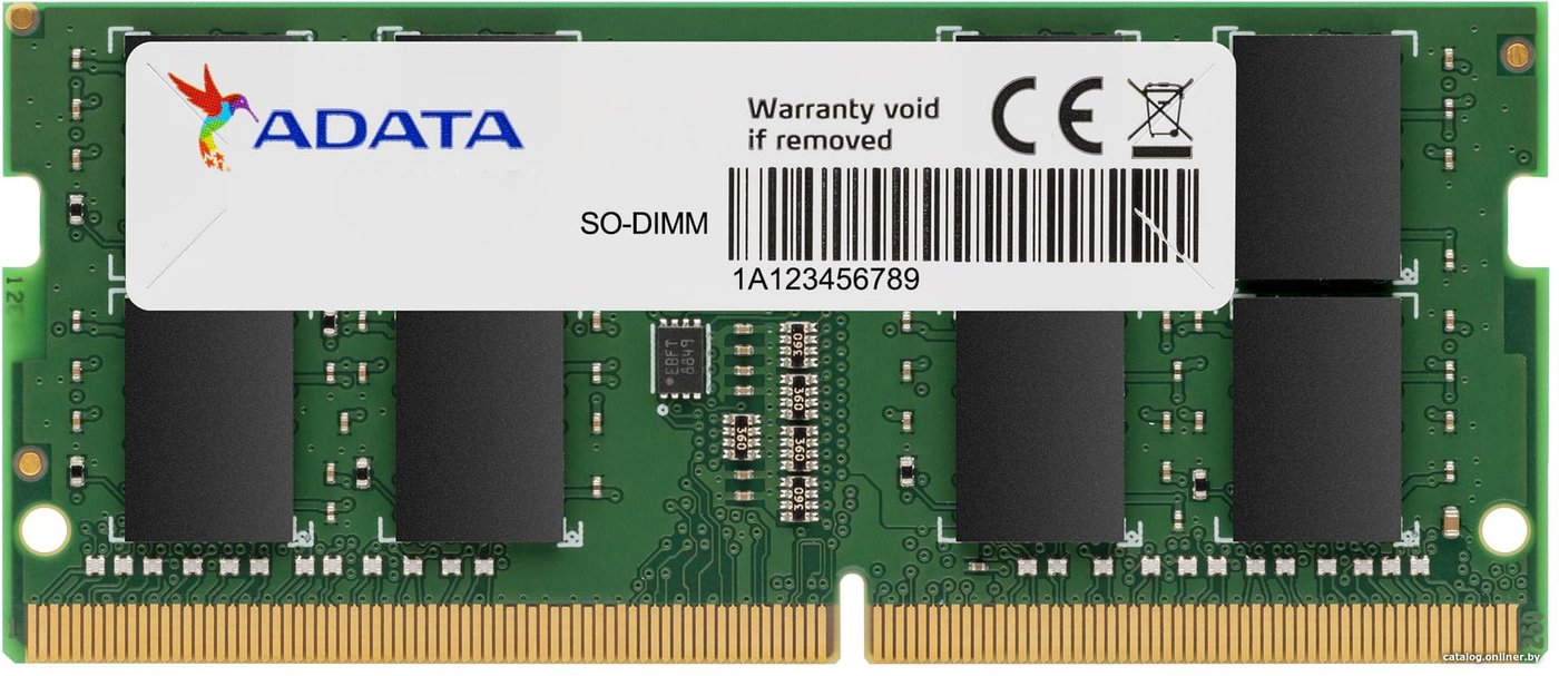 Оперативная память ADATA Premier 16GB DDR4 SODIMM PC4-21300 AD4S266616G19-SGN