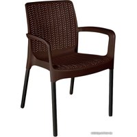 Стул Sheffilton SHT-S68 (коричневый/черный муар)