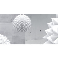 Фотообои ФабрикаФресок 3D Шары и бетонные стены 862270 (200x270)