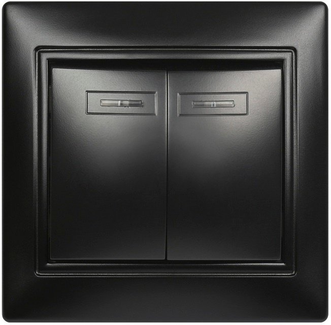 

Выключатель SmartBuy Венера SBE-01b-10-SW2-1-c