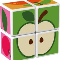 Развивающая игра Geomag Магнитные кубики фрукты GM131