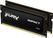 FURY Impact 2x8GB DDR3 SODIMM PC3-12800 KF316LS9IBK2/16