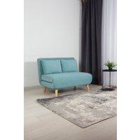 Диван DiArt Элли 1000 (велюр Selfie aquamarine/ножки светлые)