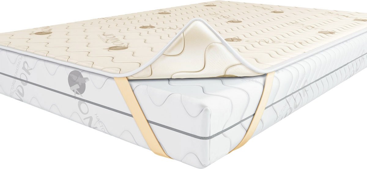 

Ортопедический наматрасник Kondor Fiber 4 нестеганый 160x200 (жаккард)