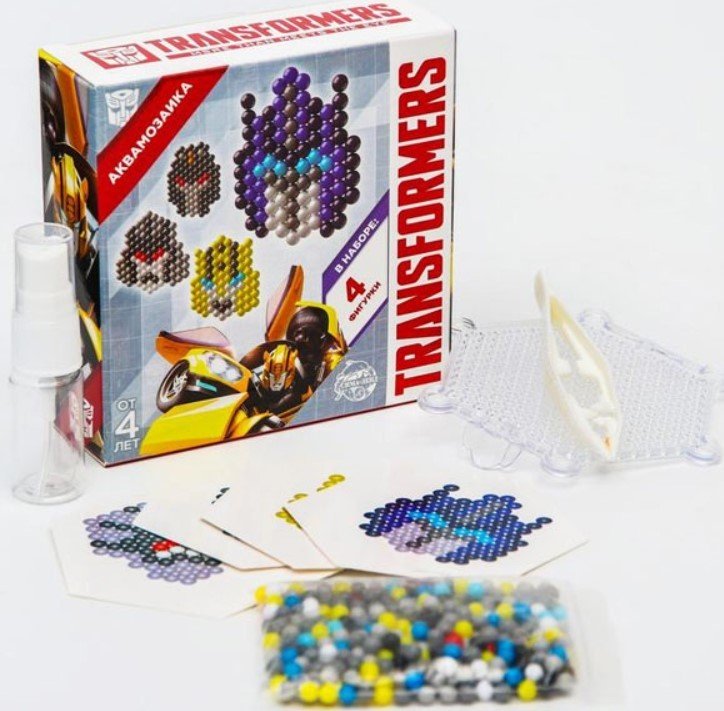 

Набор для создания поделок/игрушек Hasbro Аквамозаика Трансформеры 5434665