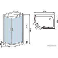 Душевая кабина WeltWasser WW500 Werra 1204 R