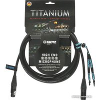 Кабель Klotz TI-M0500 XLR - XLR (5 м, черный)