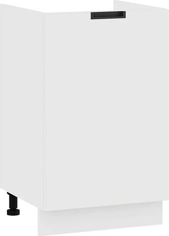 

Шкаф напольный Трия Гренада 1Н5М (белый/холст белый)