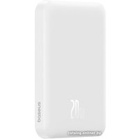 Внешний аккумулятор Baseus Magnetic Mini Wireless Fast Charge Power Bank 20W 5000mAh (белый)