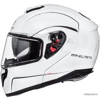 Мотошлем MT Helmets Atom SV Solid Gloss (XS, белый)